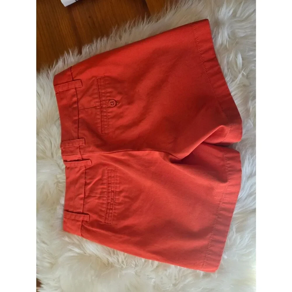 J. Crew Coral Chino Shorts